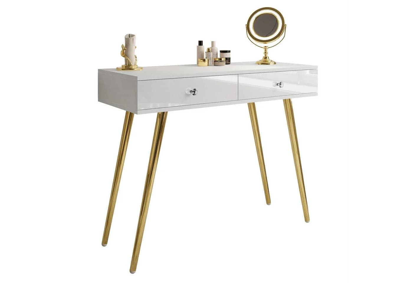 Lookway Konsolentisch SIENNA GOLD mit Schubladen - Bild 2