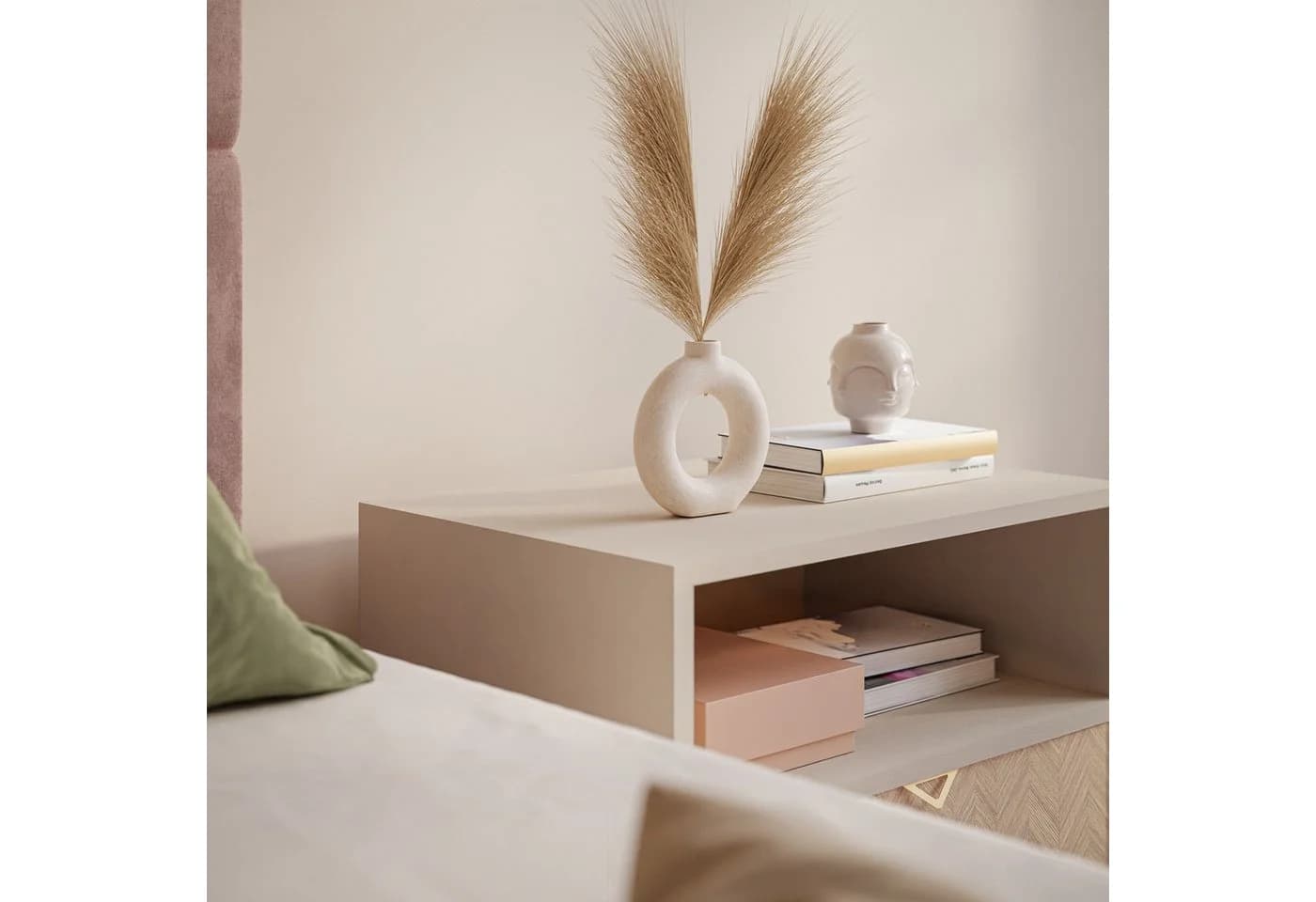 Lookway Nachttisch ALOE mit Schublade und Nische - Bild 4