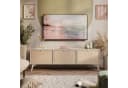 Lookway Lowboard ALOE Beige mit Fischgrätmuster Bild 1