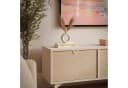 Lookway Lowboard ALOE Beige mit Fischgrätmuster Bild 5