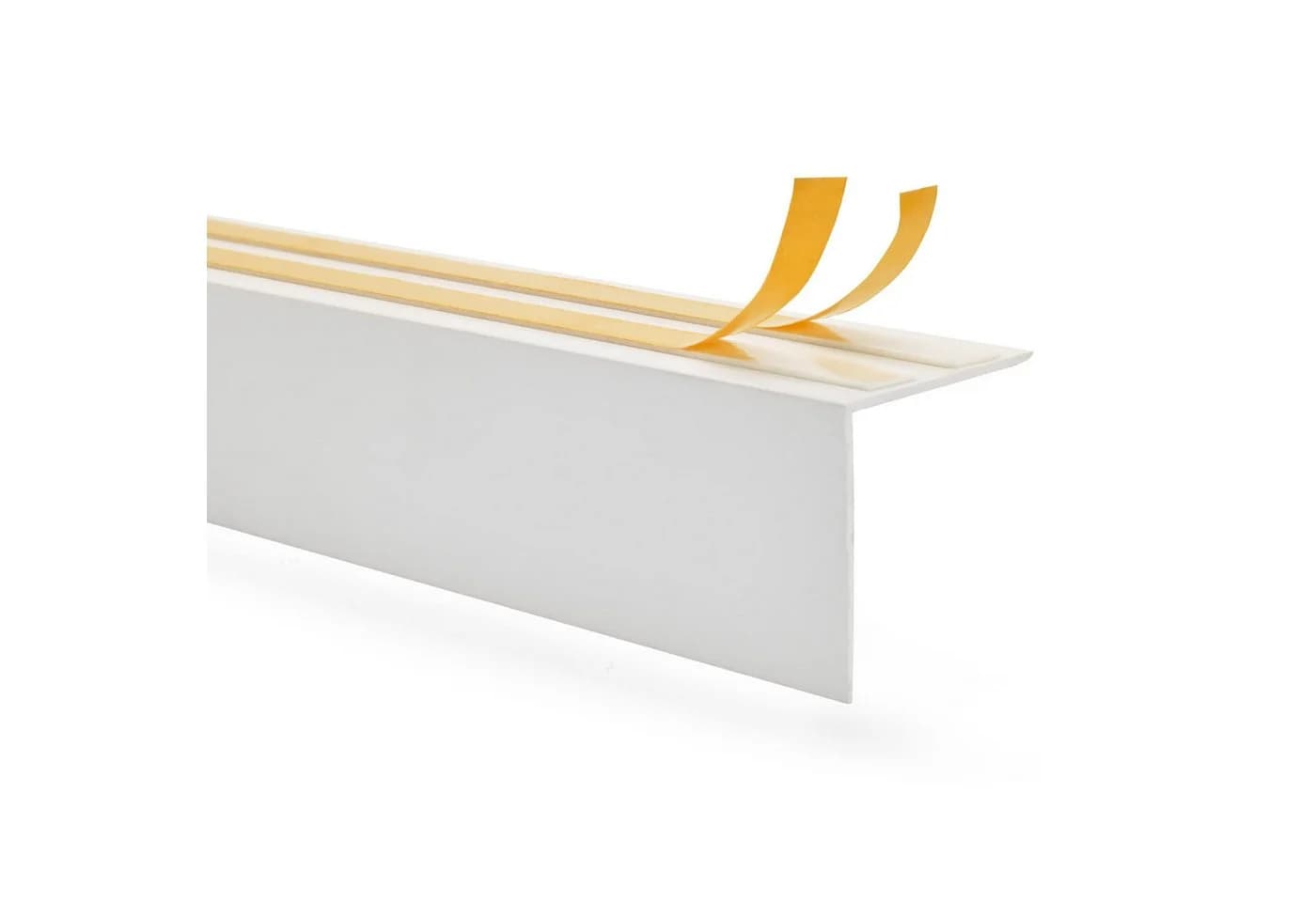 Quest Gardinenblende selbstklebend L-Profil weiß PVC - Bild 2