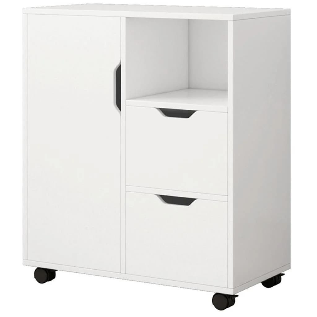 Standschrank Weiß Holzwerkstoff Modern