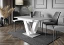 ALTDECOR Esstisch ASIV Ausziehbar Weiß/Grau Modern Industrial Bild 1