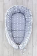Loolay Bettnestchen Grau 100% Baumwolle Babykokon Reisebett Bild 1