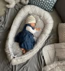 Loolay Bettnestchen Grau 100% Baumwolle Babykokon Reisebett Bild 2