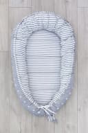 Loolay Bettnestchen Grau 100% Baumwolle Babykokon Reisebett Bild 3