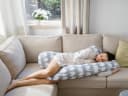 Loolay Stillkissen Typ A U XXXL Grau Bio-Baumwolle Bild 1