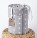 Loolay Bettnestchen Grau/Weiß 100% Baumwolle mit Silikon-Polyester Füllung Bild 4