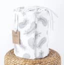 Loolay Bettnestchen Grau-Weiß Baumwolle Bettumrandung Babybett Bild 3
