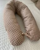 Loolay Stillkissen XXL 170cm Waffel & Glatt Baumwolle Beige Braun Bild 3