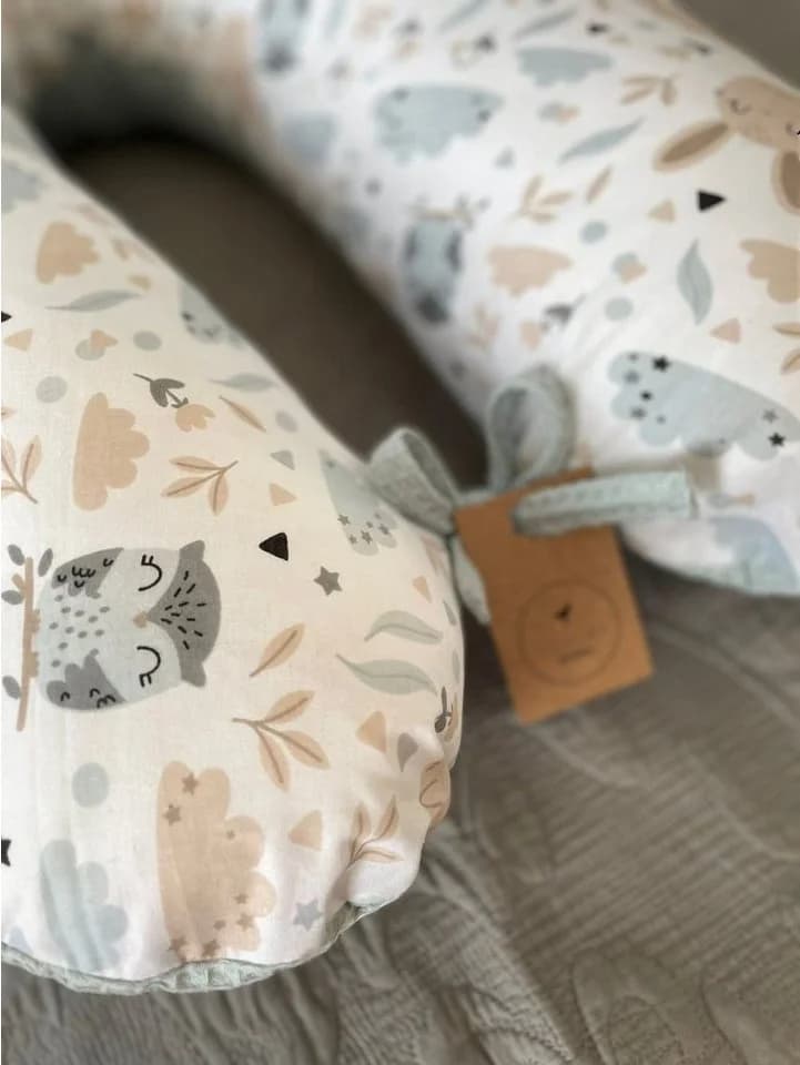 Loolay Stillkissen Hase Waffel Beige/Weiß/Rosa - Bild 2