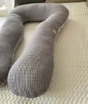 Loolay Stillkissen TYP A Grau WaffelPique Baumwolle XXXL Bild 2