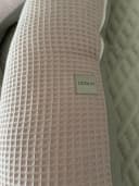 Loolay Stillkissen Schwangerschaftskissen Seitenschläferkissen 330cm Waffelpique Baumwolle Rosa/Grau Bild 5