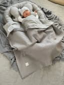 Loolay Bettnestchen WAFFELPIQUE Baumwolle Baby-Nestchen mit Matratze & Decke Bild 3