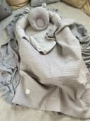 Loolay Bettnestchen WAFFELPIQUE Baumwolle Baby-Nestchen mit Matratze & Decke Bild 4