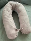 Loolay Stillkissen Waffelstruktur Beige/Weiß/Rosa Bild 3