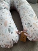 Loolay Stillkissen Waffelstruktur Beige/Weiß/Rosa Bild 4