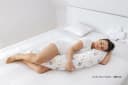 Loolay Stillkissen HASE Beige-Weiß 100% Bio-Baumwolle XXL Bild 1