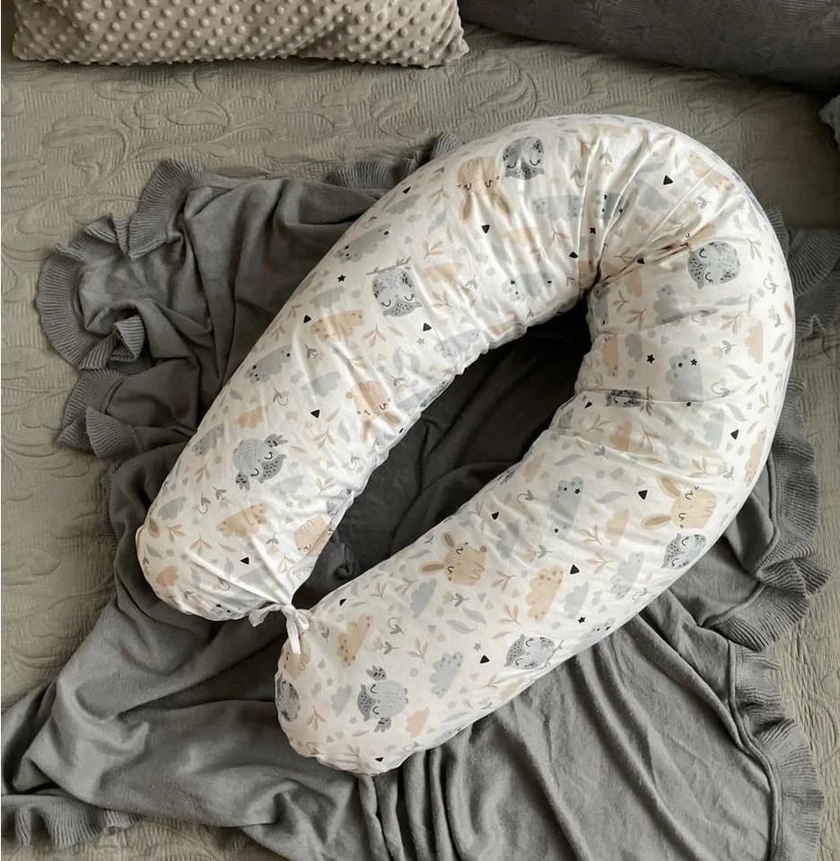 Loolay Stillkissen HASE Beige-Weiß 100% Bio-Baumwolle XXL - Bild 2