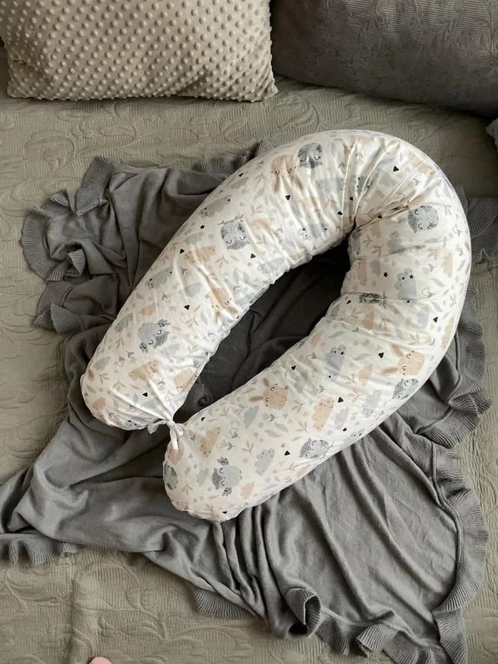 Loolay Stillkissen HASE Beige-Weiß 100% Bio-Baumwolle XXL - Bild 4