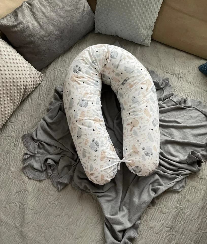 Loolay Stillkissen HASE Beige-Weiß 100% Bio-Baumwolle XXL - Bild 5