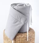 Loolay Bettnestchen Grau 100% Baumwolle Atmungsaktiv Bild 1
