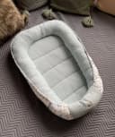 Loolay Bettnestchen Beige/Weiß Waffelstoff Baumwolle Reisebett Bild 3