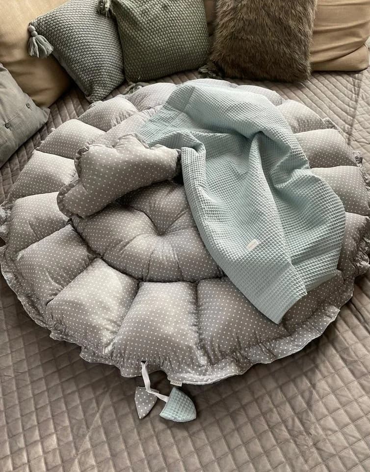 Loolay Bettnestchen Zweiseitig ENGELSNEST XXL Premium WAFFELPIQUE + Decke + Kissen - Bild 3