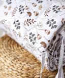 Loolay Bettnestchen Blumenwiese Braun 100% Baumwolle Bild 1