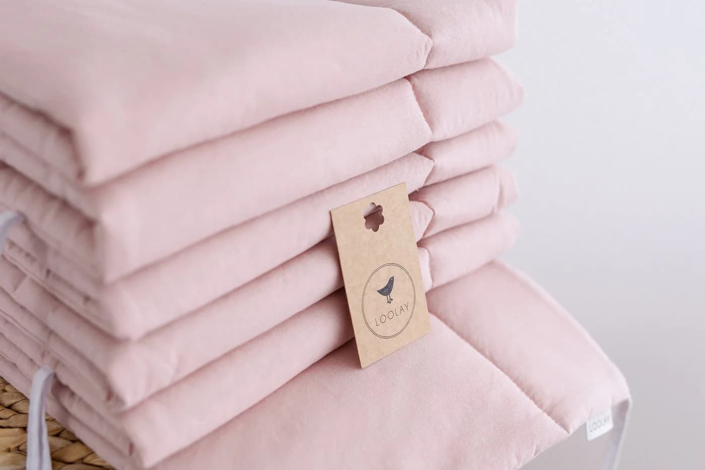 Loolay Bettnestchen Rosa Altrosa Atmungsaktiv Baumwolle - Bild 5