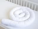 Loolay Nestchenschlange 100% Baumwolle Weiß Multifunktion Premium Bild 3