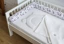 Loolay Nestchenschlange Braun Blumen BIO-Baumwolle Multifunktion Bild 1
