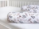 Loolay Nestchenschlange Braun Blumen BIO-Baumwolle Multifunktion Bild 2