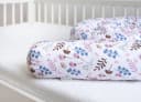 Loolay Nestchenschlange Rosa Blumen BIO-Baumwolle Multifunktion Premium Bild 2
