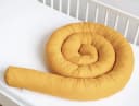 Loolay Nestchenschlange 100% Baumwolle Gelb Multifunktion Premium Bild 3