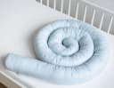 Loolay Nestchenschlange 100% Baumwolle Blau Multifunktion Bild 3