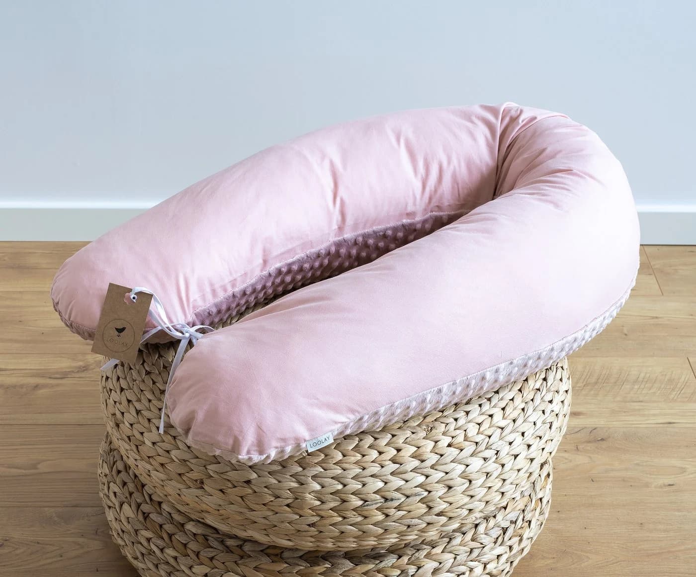 Loolay Stillkissen Rosa Baumwolle/MINKY Schwangerschaftskissen - Bild 2