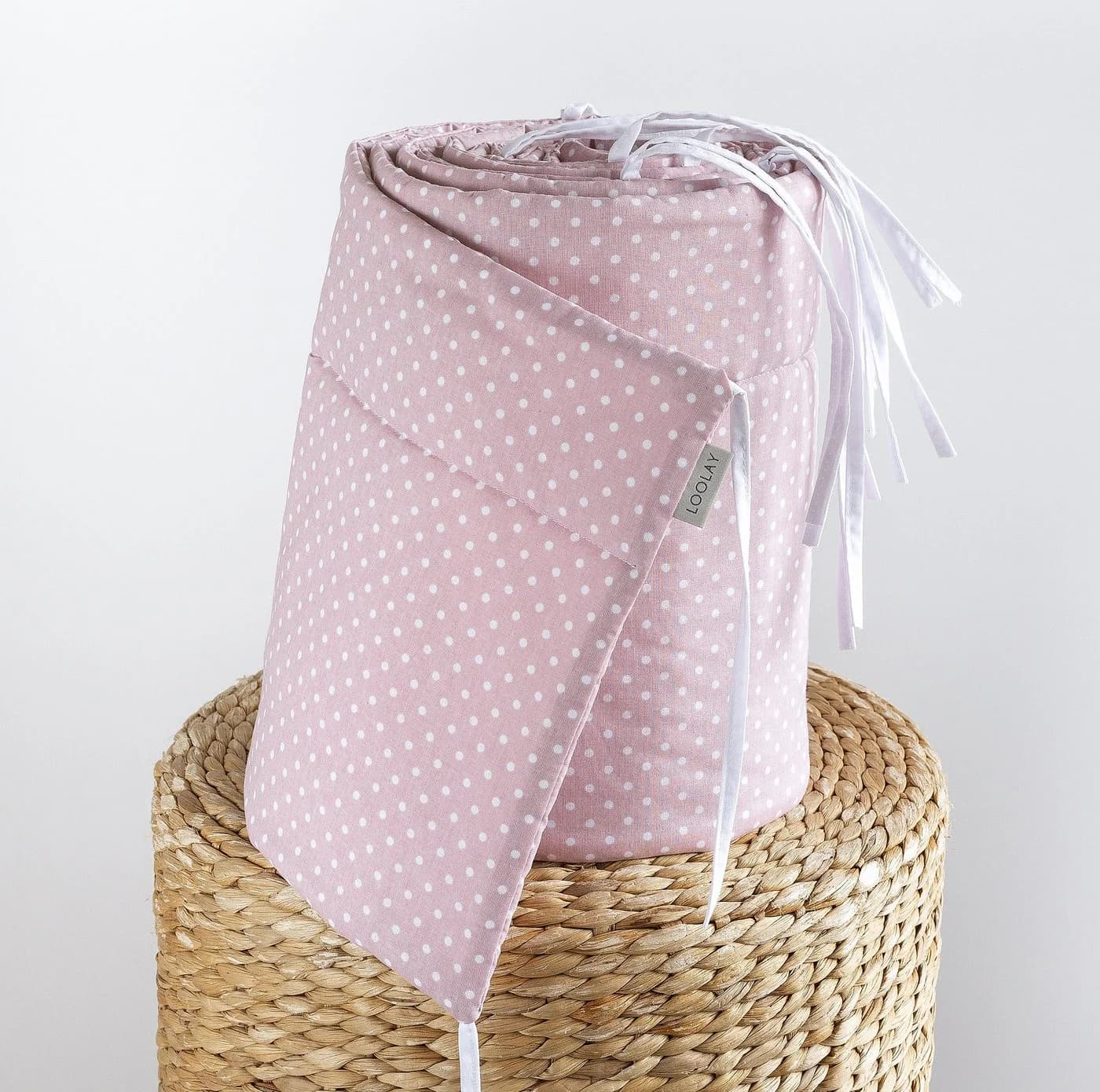 Loolay Bettnestchen Babybett Umrandung Rosa Premium - Bild 2