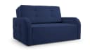 MOEBLO Schlafsofa PORTO 120 Blau mit Schlaffunktion und Bettkasten Bild 2