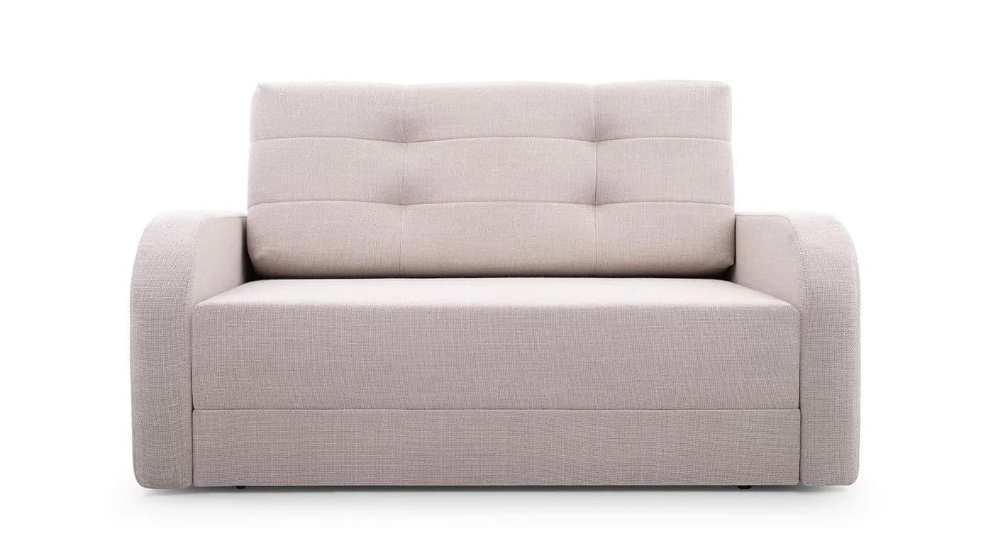 MOEBLO Schlafsofa PORTO 120 Blau mit Schlaffunktion und Bettkasten - Bild 4
