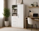 MOEBLO Kleiderschrank Marsala 3SD 05 mit Schubladen Regal Vitrine Bild 1