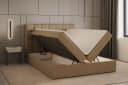 MOEBLO Boxspringbett 05 mit Bettkasten und gepolstertem Kopfteil Bild 4