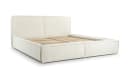 MOEBLO Polsterbett BETT 04 mit Bettkasten Cord Creme Bild 4
