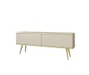 MOEBLO TV-Board DAYN NEW Lowboard Beige Gold Metallbeine Bild 2
