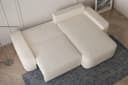 MOEBLO Ecksofa Lisbon Bouclé Beige L-Form mit Schlafsofa und Bettkasten Bild 4