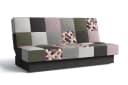 MOEBLO Schlafsofa CYPRUS Patchwork Rosa/Oliv mit Schlaffunktion Bild 4