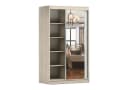 MOEBLO Kleiderschrank NOAH 05 mit Spiegel Schiebetüren 2-türig Beige Modern Bild 5