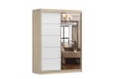 MOEBLO Kleiderschrank LARA 05 Beige mit Spiegel und Schiebetüren Bild 2