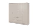 MOEBLO Drehtürenschrank SEVIA 200 Modern 4-türig mit Schubladen Bild 1