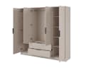 MOEBLO Drehtürenschrank SEVIA 200 Modern 4-türig mit Schubladen Bild 3